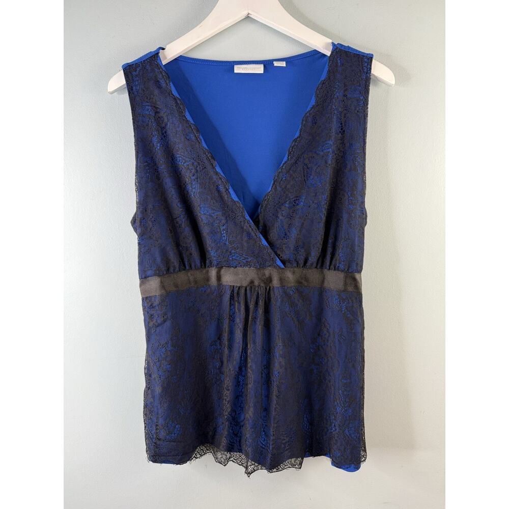New York & Company Womens Top Sz L Lace Whimsigoth Y2K‎ Bella Swan Fairy